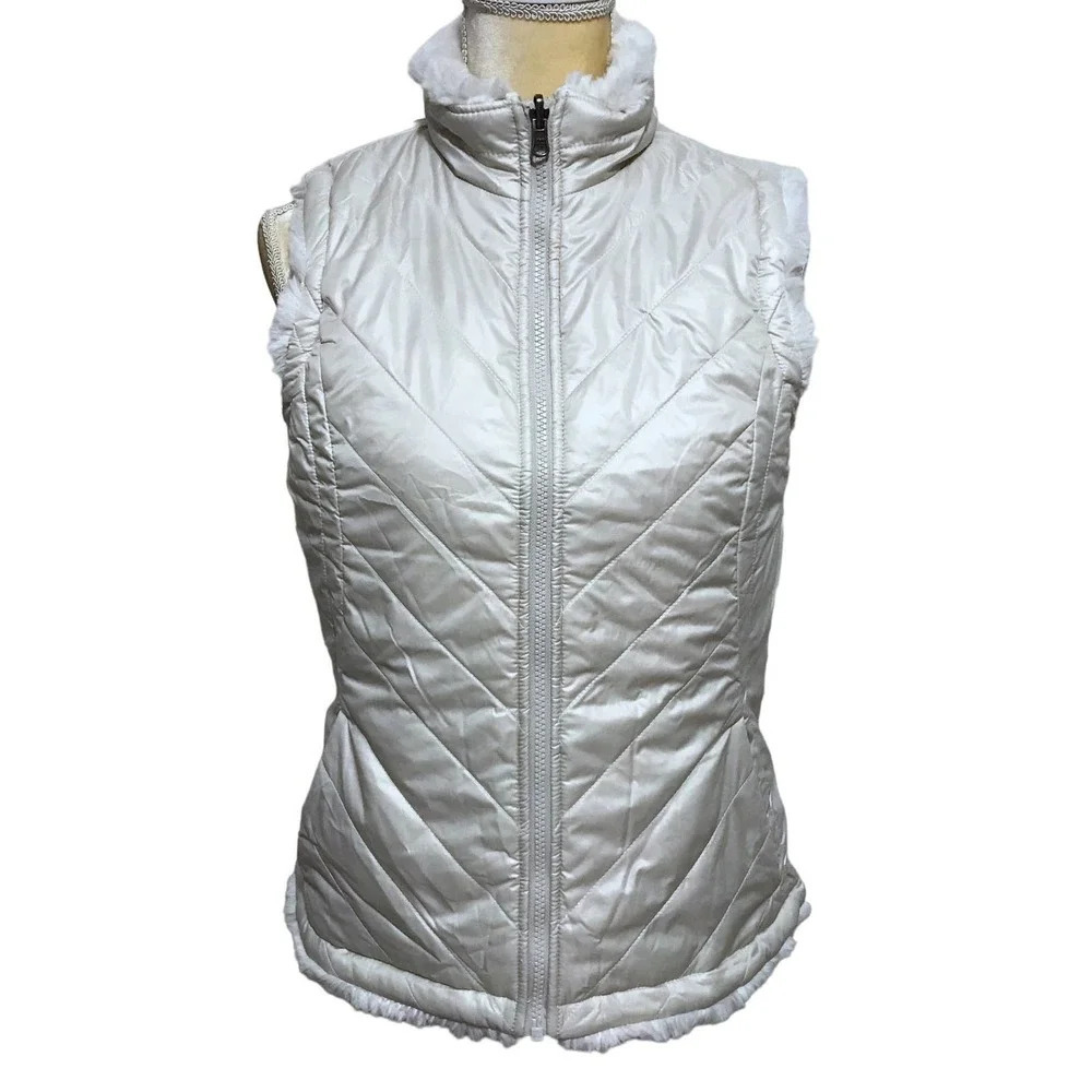 Nicole Miller NWOT Reversible Vest Jacket Women S